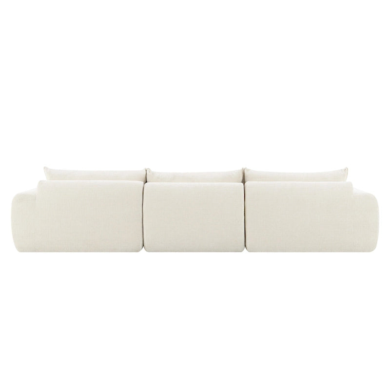 Canapé moderne en chenille avec mousse haute densité