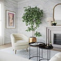 Fauteuil d'appoint en velours