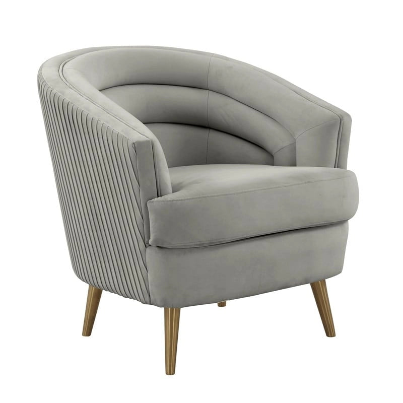 Fauteuil d'appoint en velours