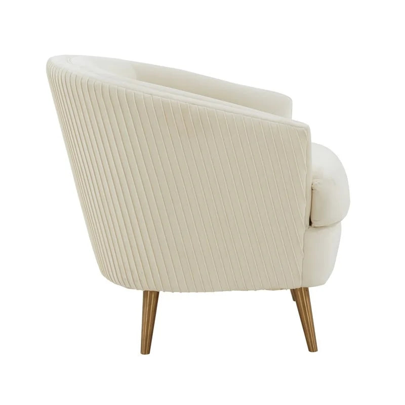 Fauteuil d'appoint en velours