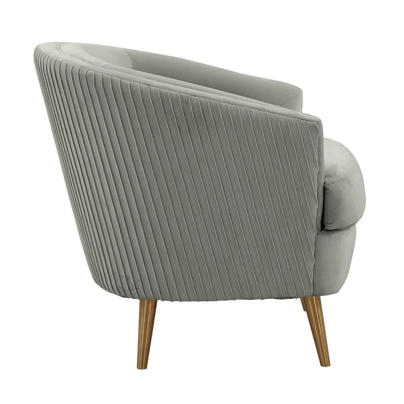 Fauteuil d'appoint en velours