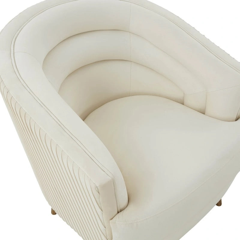 Fauteuil d'appoint en velours