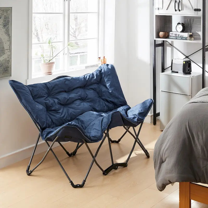 Chaise double papillon légère et pliable