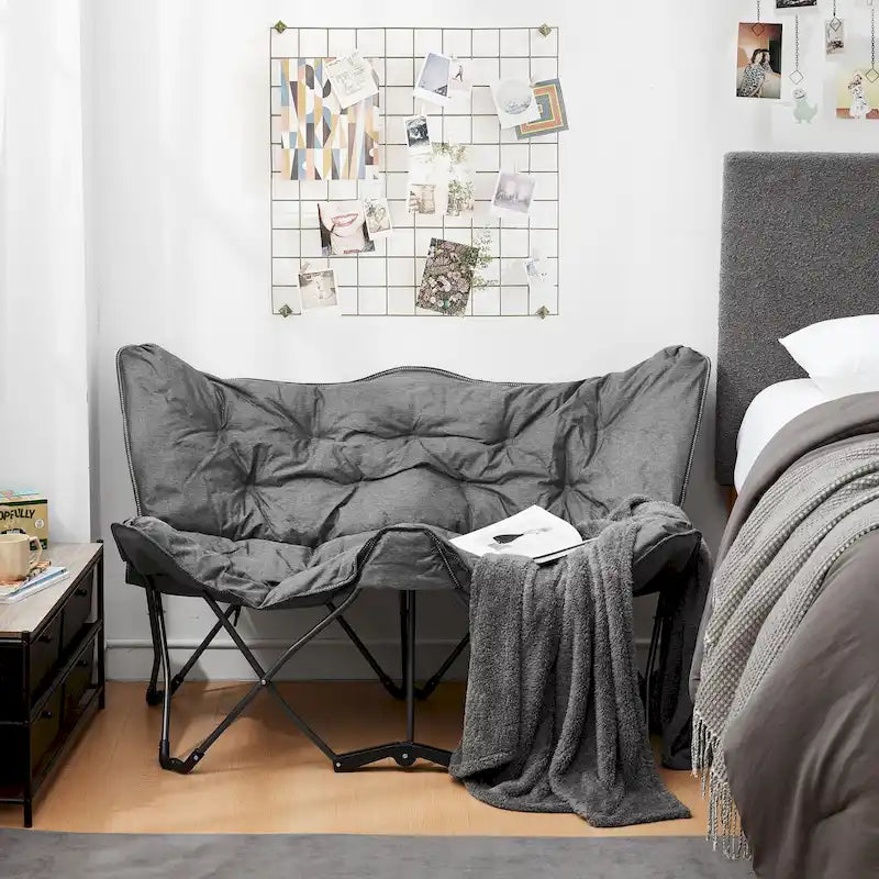 Chaise double papillon légère et pliable