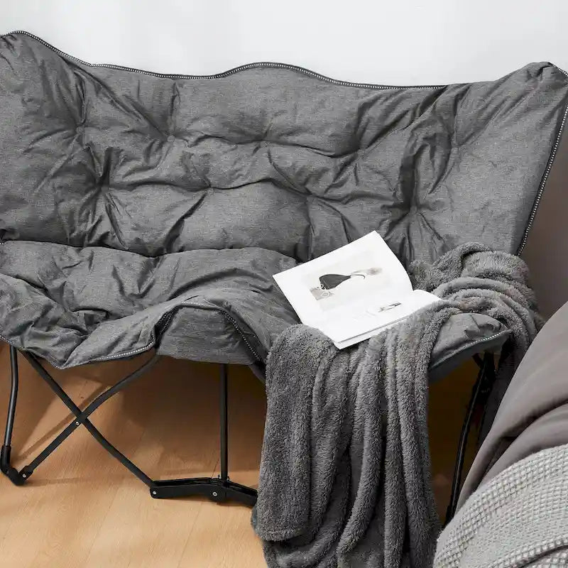 Chaise double papillon légère et pliable