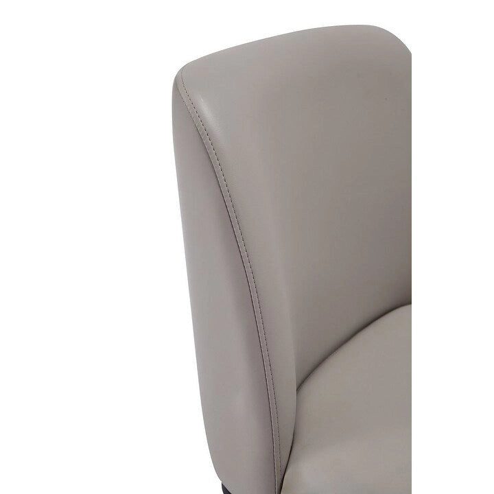 Chaise de salle à manger moderne en similicuir