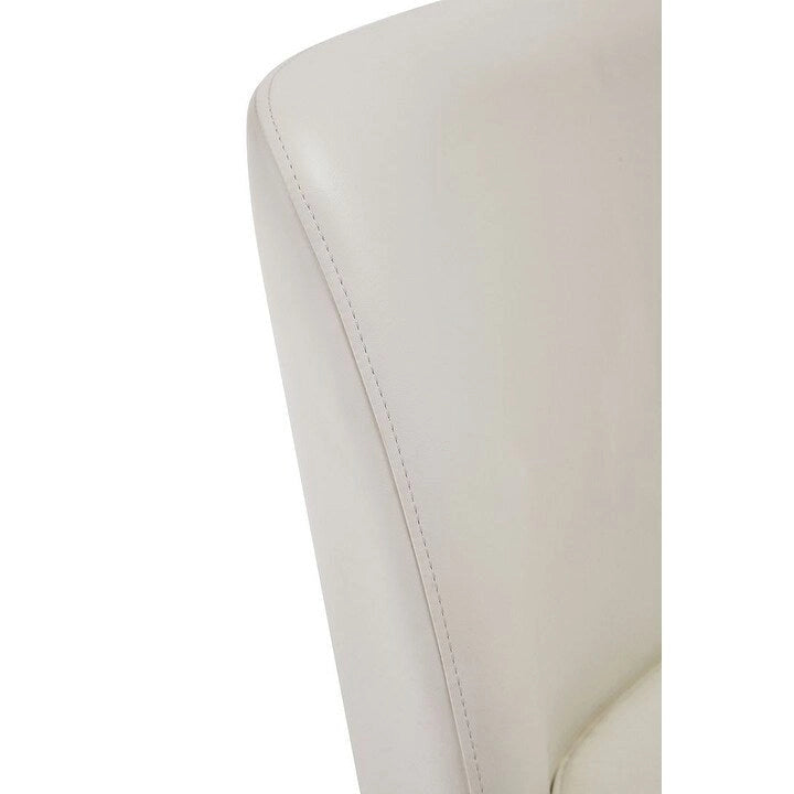 Chaise de salle à manger moderne en similicuir