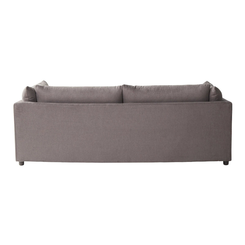 Canapé en tissu à coussins de dossier et fauteuil câlin