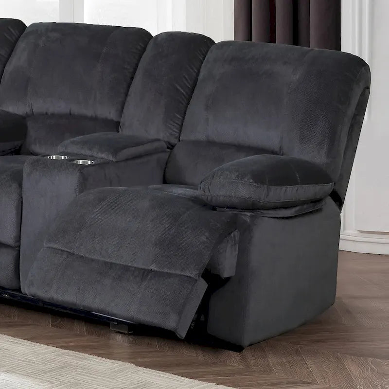 Canapé d'angle en polyester Transition