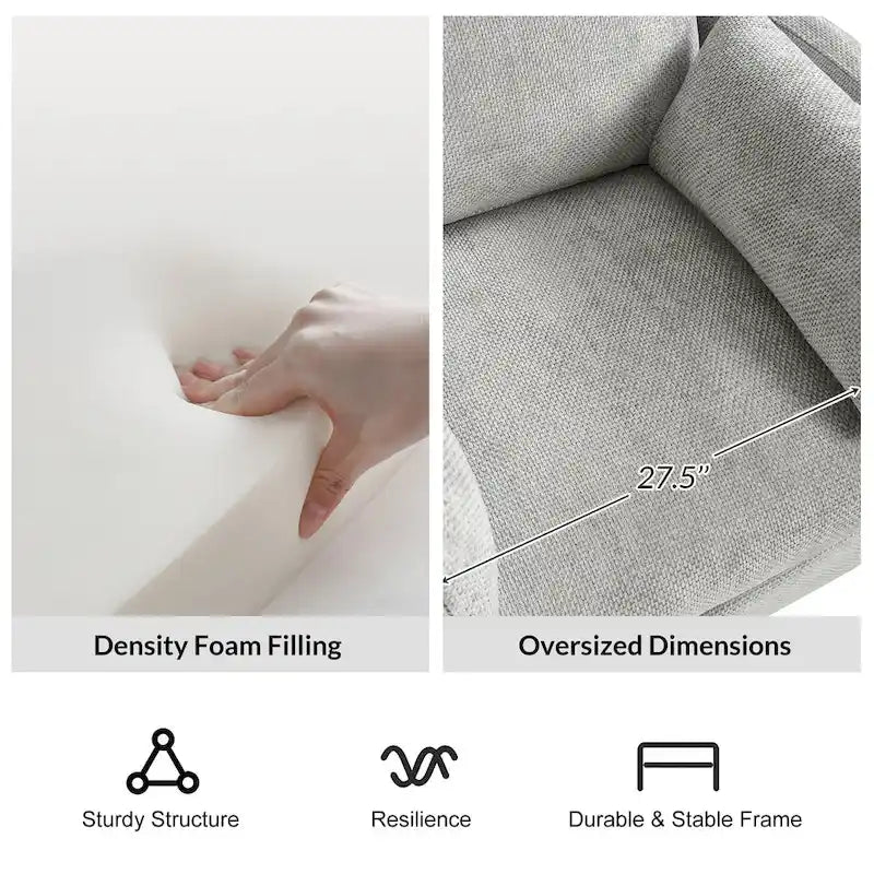 Fauteuil inclinable motorisé berçant et pivotant pour chambre d'enfant avec ports USB
