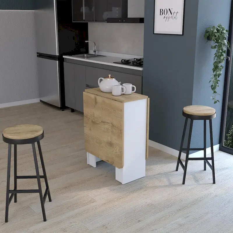 Table pliante à abattants pour un gain de place