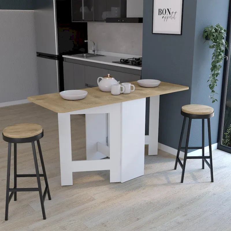 Table pliante à abattants pour un gain de place